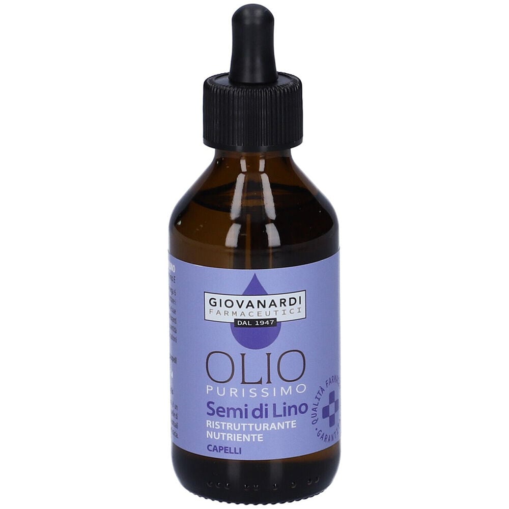 Giovanardi Farmaceutici Olio Purissimo di Semi di Lino 100 ml - -