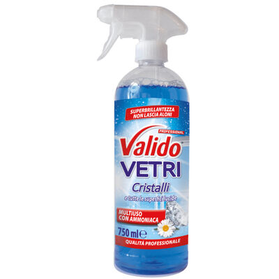 Valido Detergente Vetri e Superfici Lucide Ammoniaca 750ml