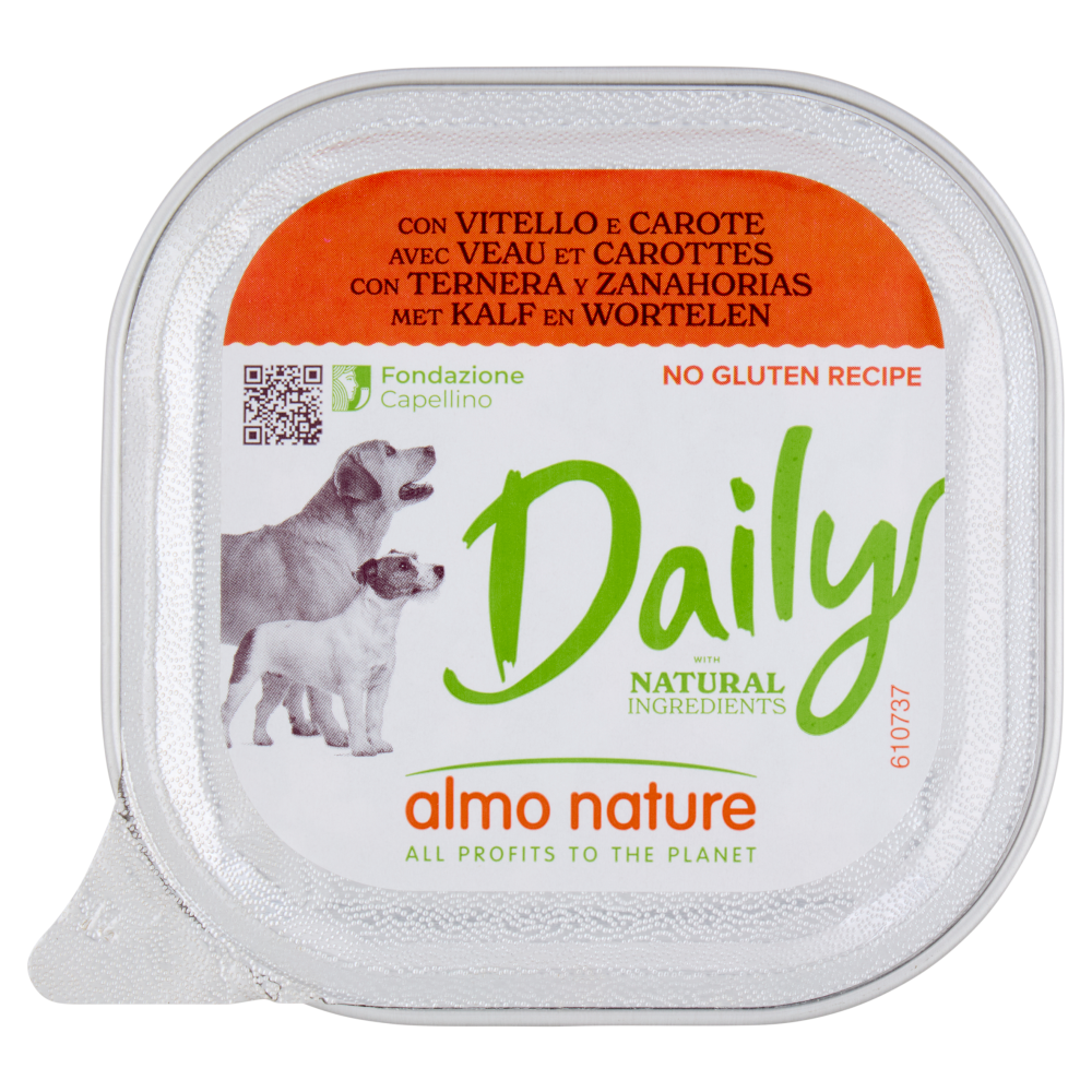 Almo Nature Daily con Vitello e Carote 100 g - -