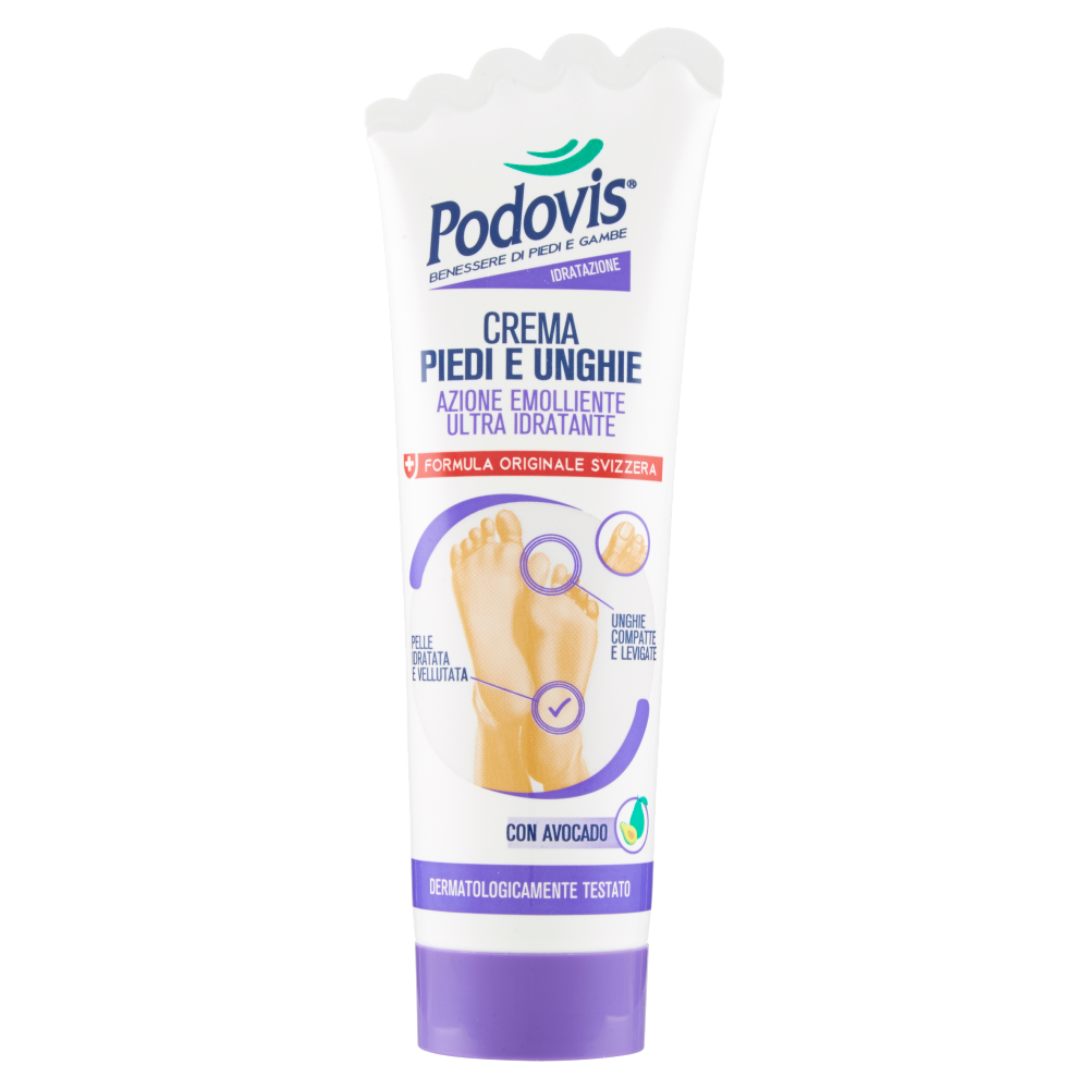Tavola Crema Piedi E Unghie Podovis Emolliente E Idratante, 75Ml - Immagine 3