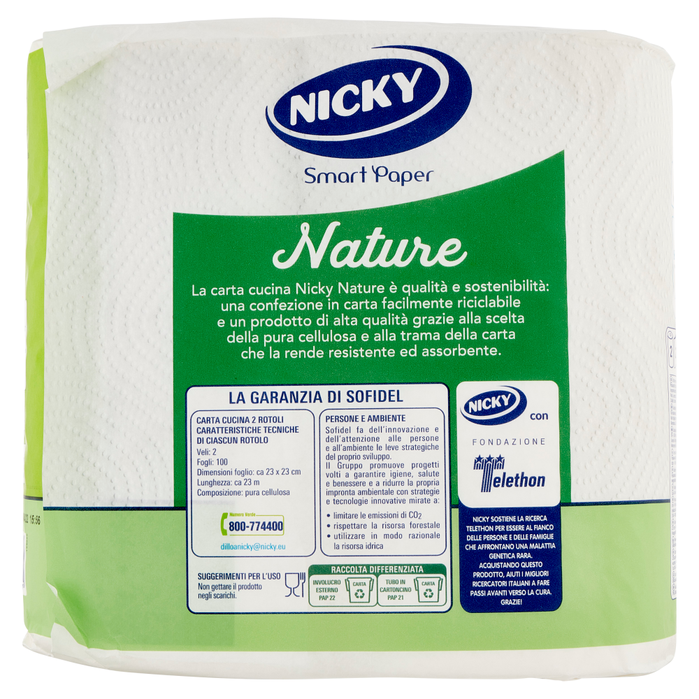 Nicky Nature Asciugatutto 2 Rotoli	, , large