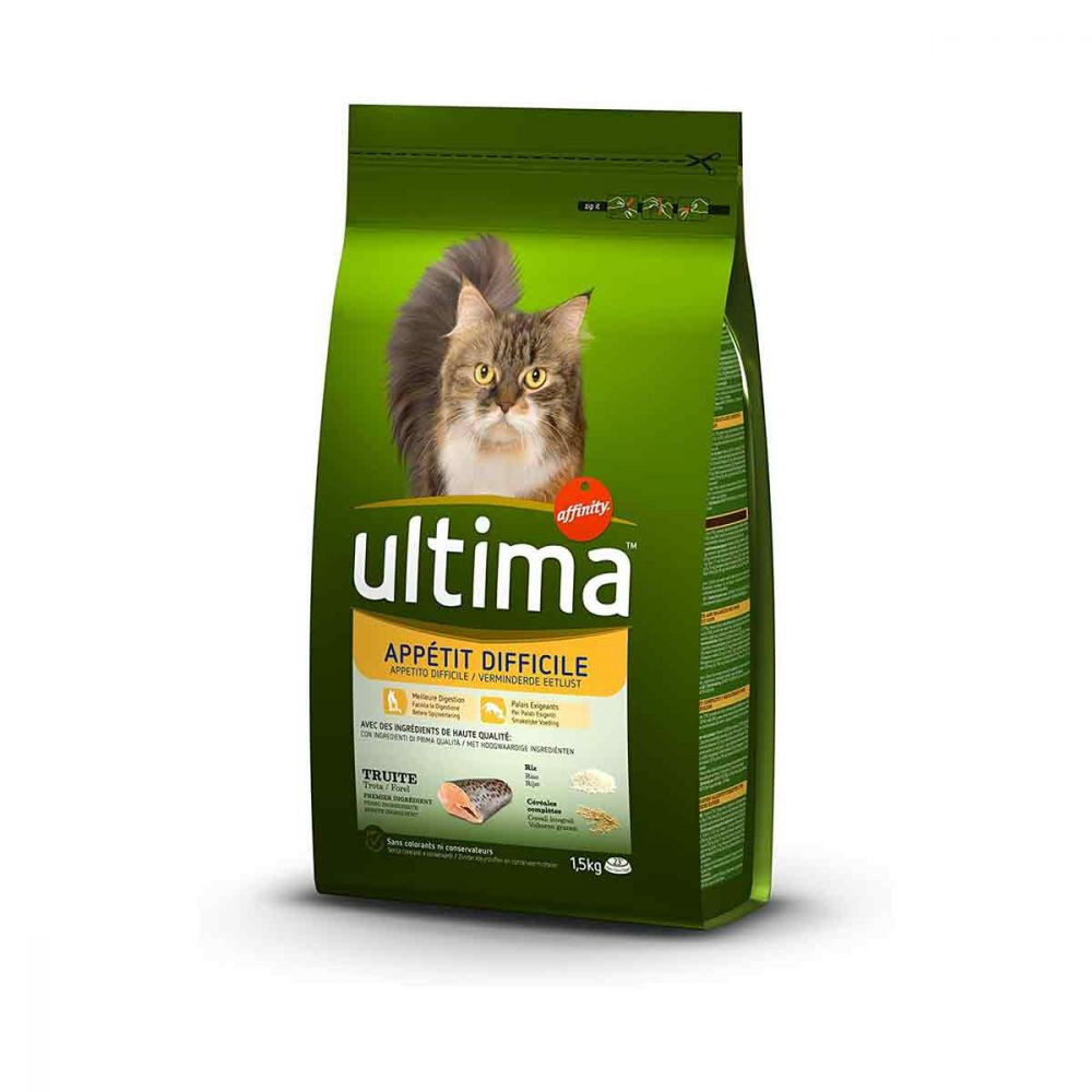 Ultima Cat Appetito Difficile Trota 1,5 Kg, , large