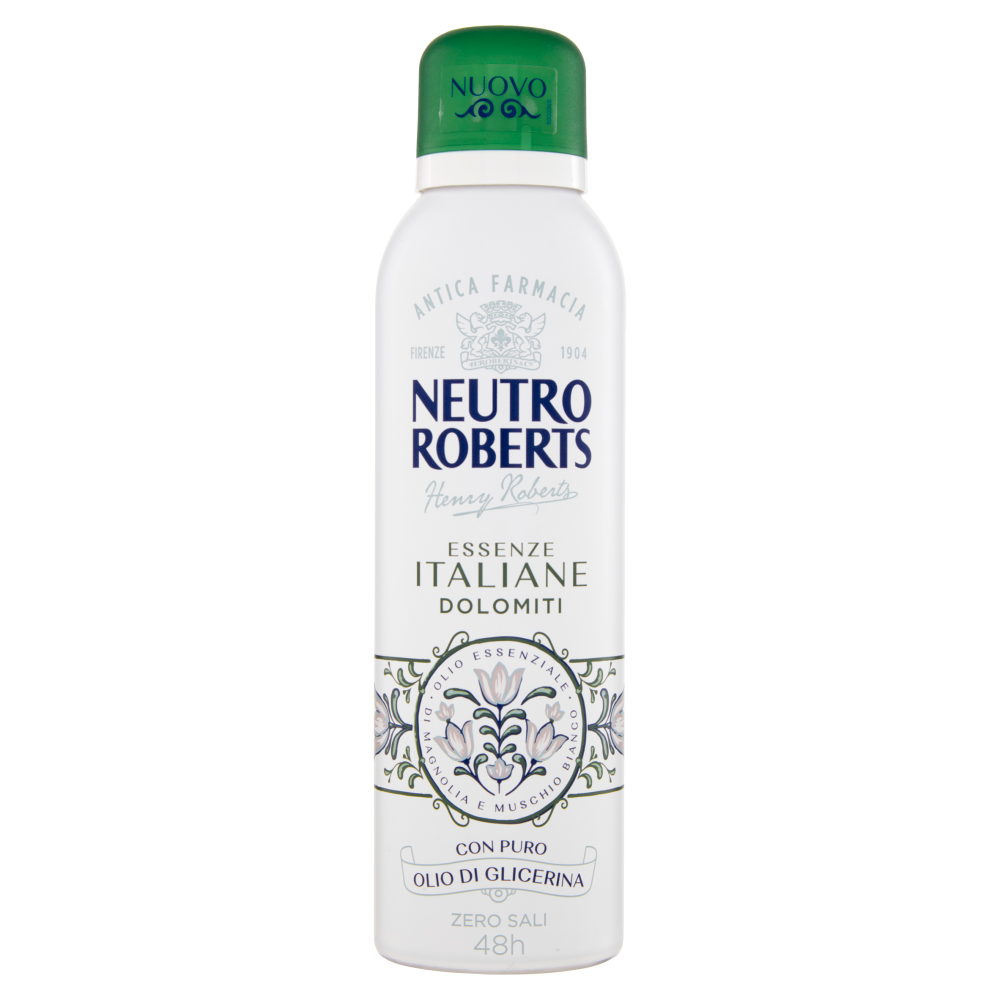Neutro Roberts Essenze Italiane Dolomiti Olio Essenziale di Magnolia e Muschio Bianco 200 ml - -