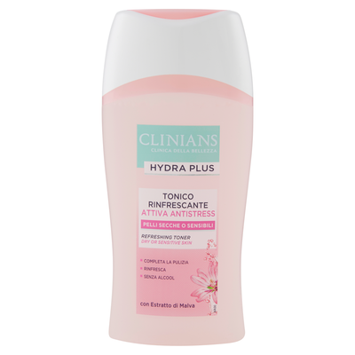 Clinians Hydra Plus Tonico Rinfrescante Attiva Antistress 200 ml