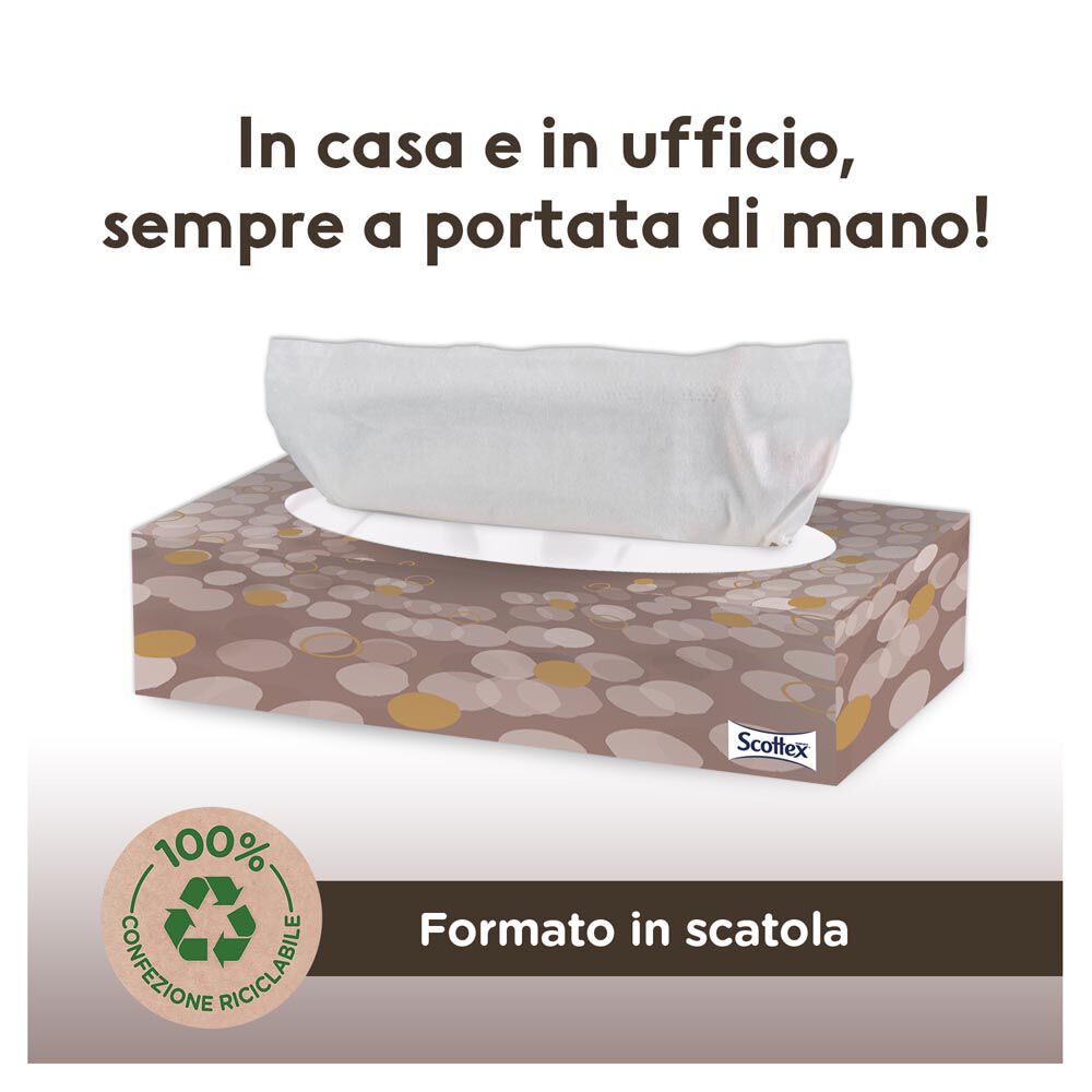 Scottex Ultra Soft Box Fazzoletti Box da 80 Fazzoletti, , large