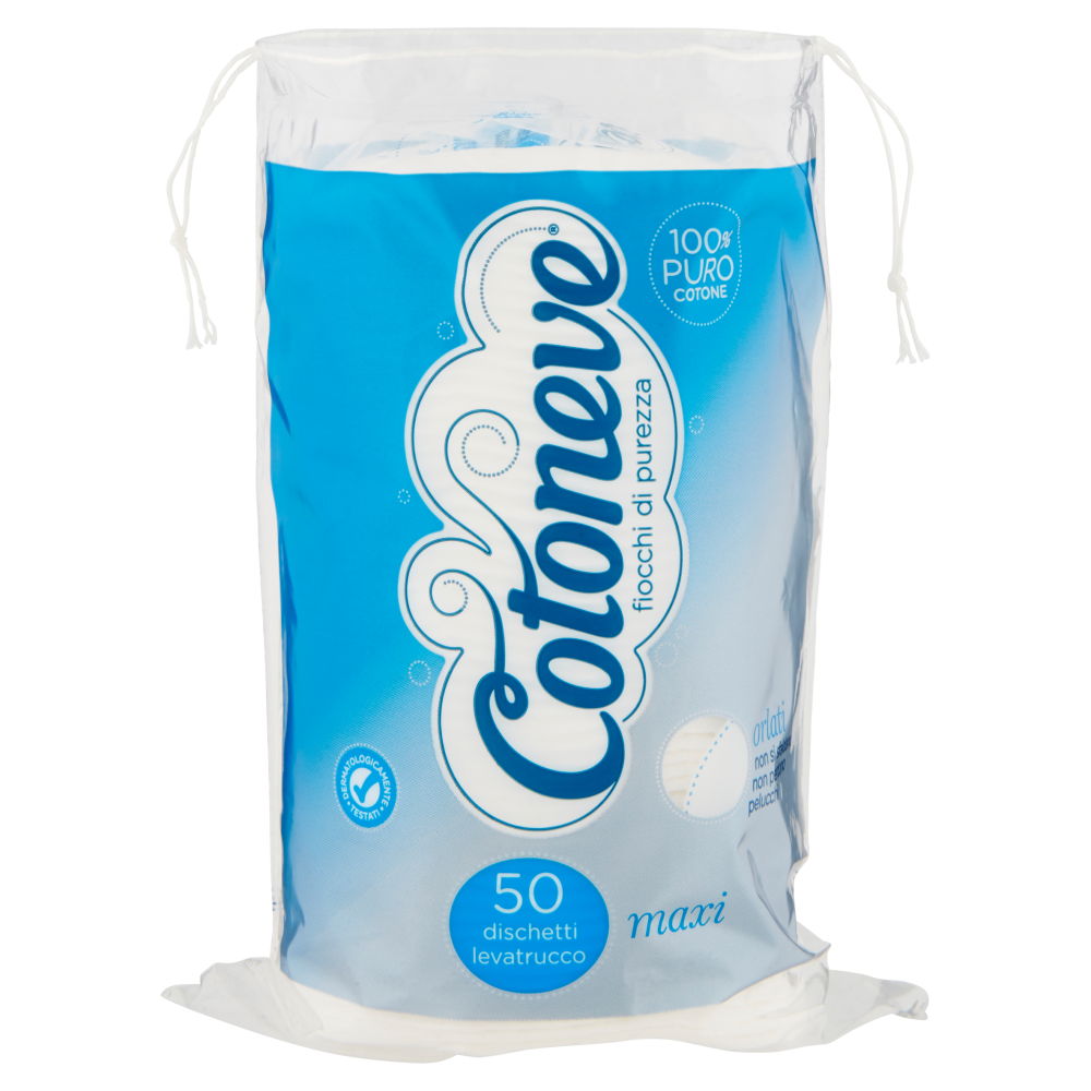 Cotoneve Dischetti Orlati Maxi 50 pezzi, , large