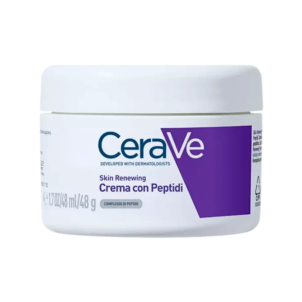 CeraVe Skin Renewing Crema Viso con Peptidi Antiet&agrave; 48g, , large