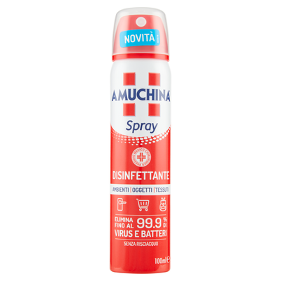 Amuchina Spray Disinfettante Ambienti Oggetti Tessuti 100 ml