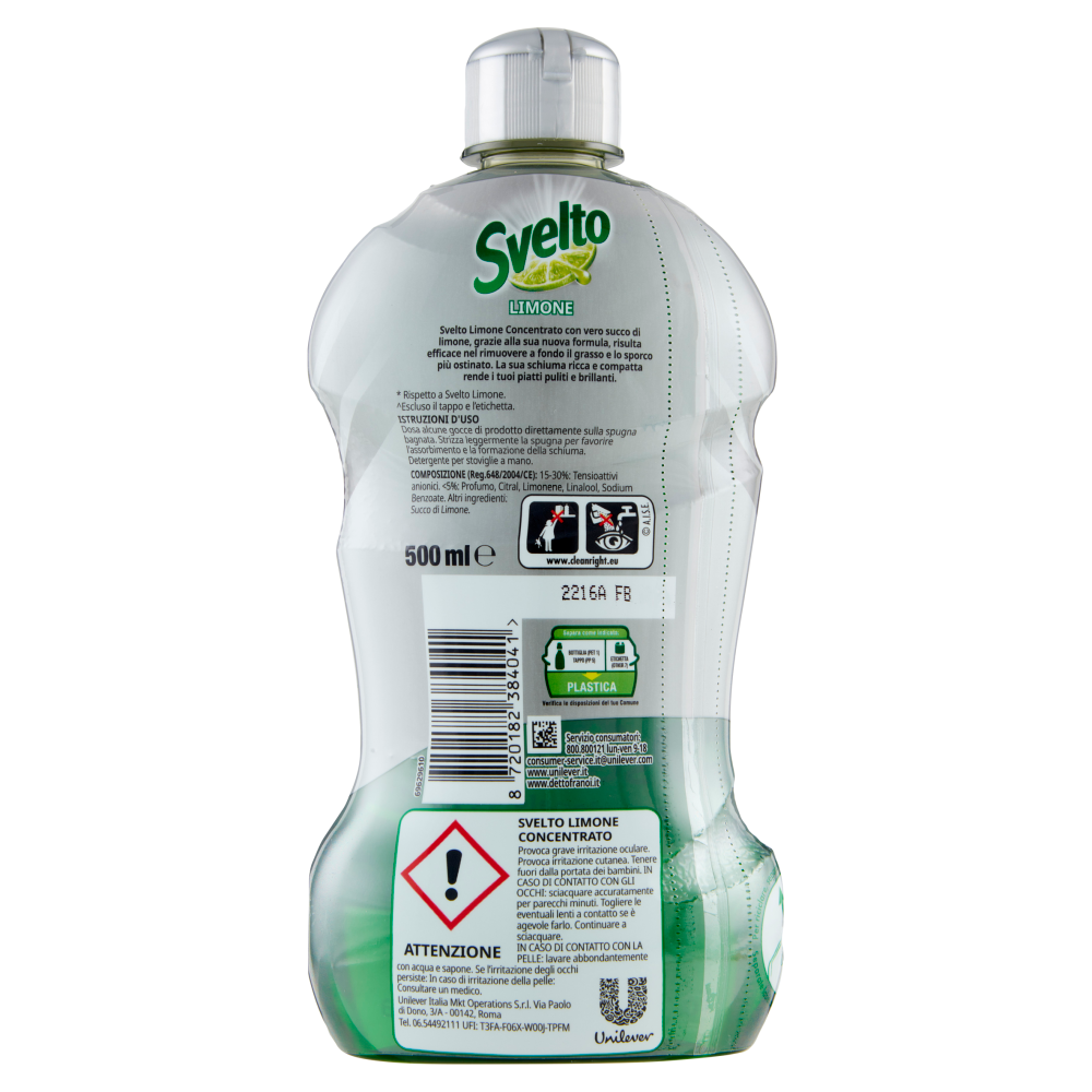 Svelto Limone Formula Concentrata 500 ml, , large