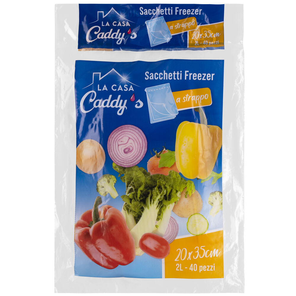 Caddy's Sacchetti Gelo a Strappo 20x35cm 25 Pezzi, , large