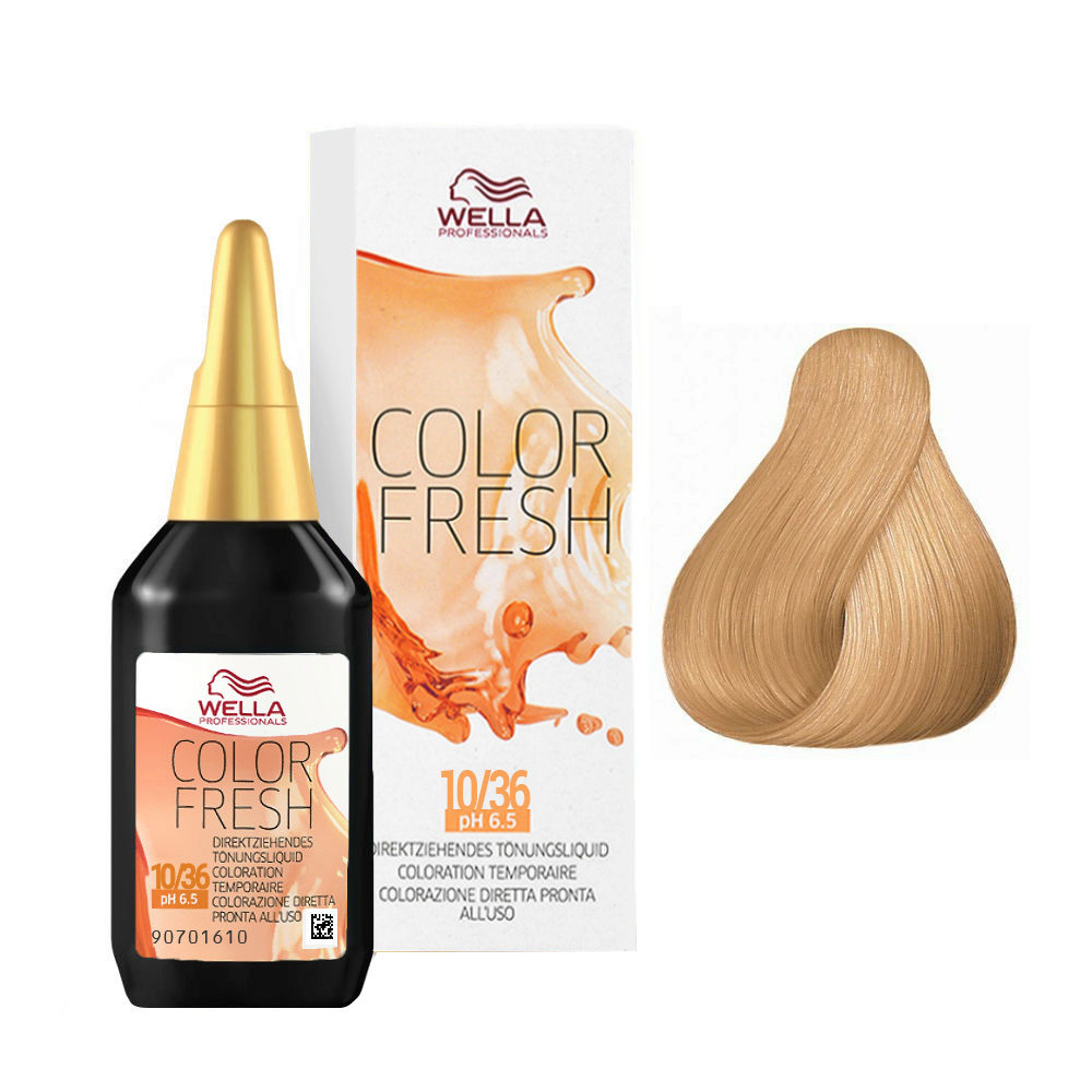 Wella Color Fresh Biondo Platino Dorato N.10/36, , large