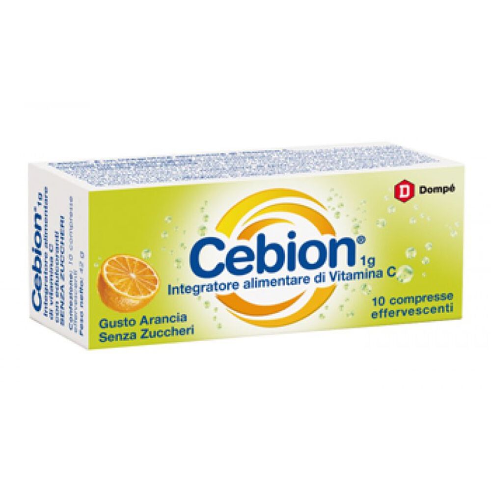 Cebion Vitamina C Effervescente Senza Zucchero 10 Compresse, , large