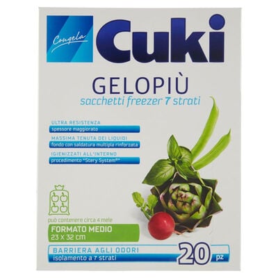 Cuki Gelopi&ugrave; 23x32 cm 20 Sacchetti