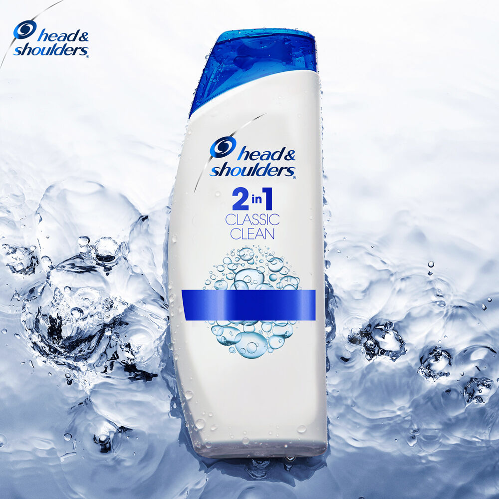 Head & Shoulders Classic Clean 2In1 Shampoo e Balsamo Antiforfora Combatte Prurito Secchezza e Capelli Grassi 540 ml, , large