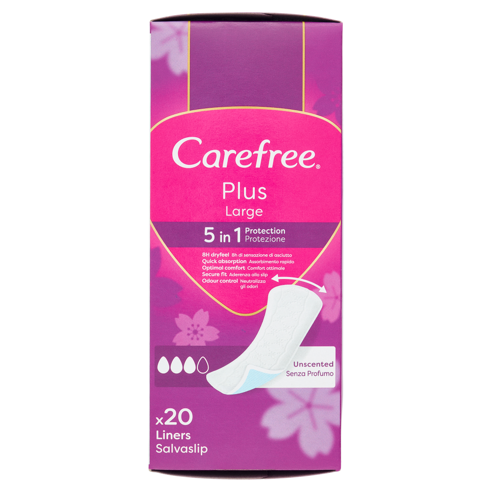 Carefree Salvaslip Plus L 20 Pezzi, , large