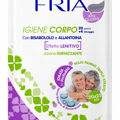 Fria Senior Salviette Corpo 24 Pezzi