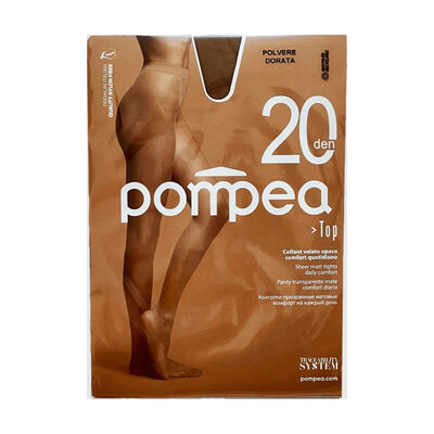 Pompea Collant 20 Den XL Polvere Dorata