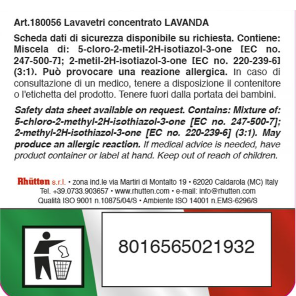 Rhutten Lavavetri Concentrato Lavanda 250 ml, , large image number null