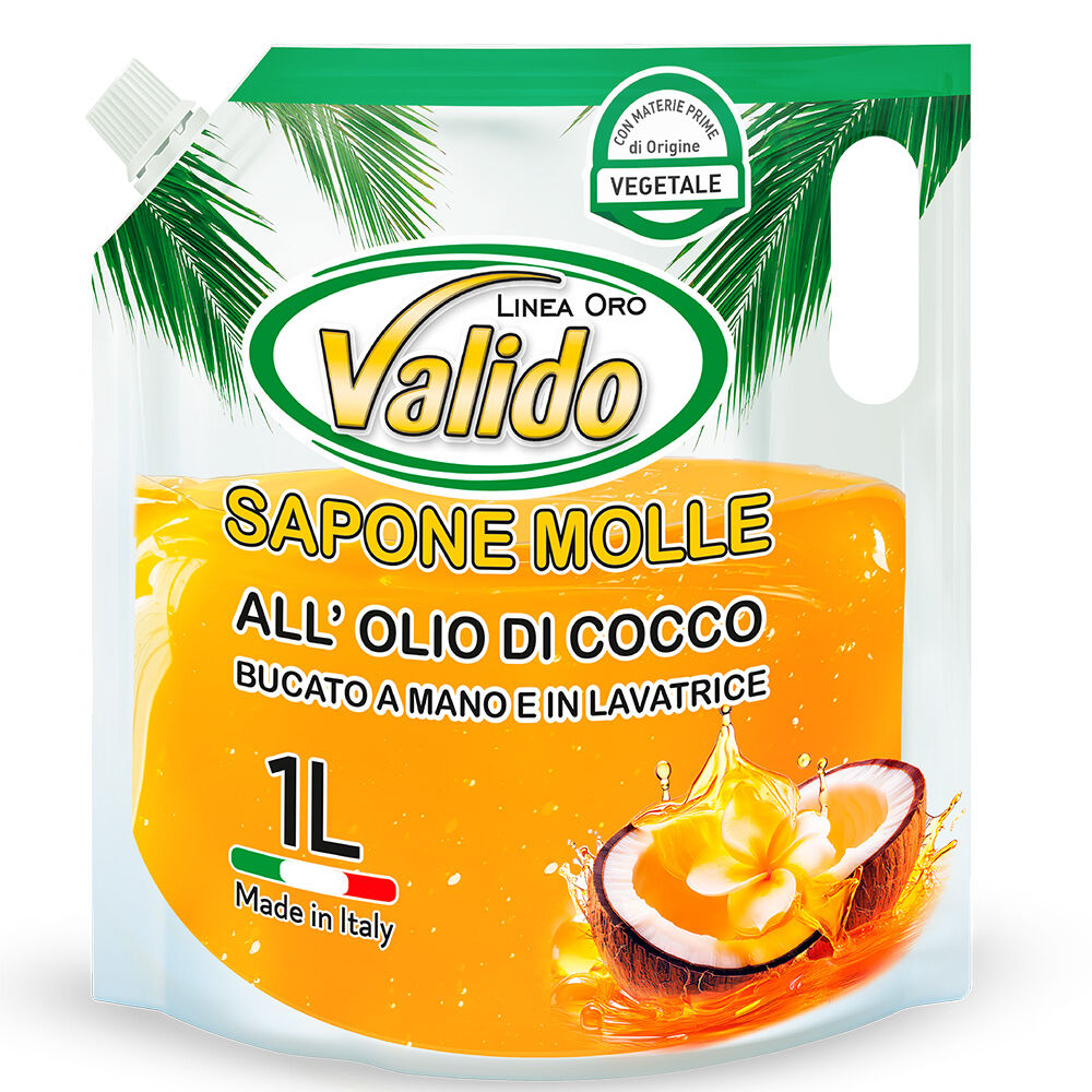 Valido Sapone Molle Gel Bucato 1 Litro, , large
