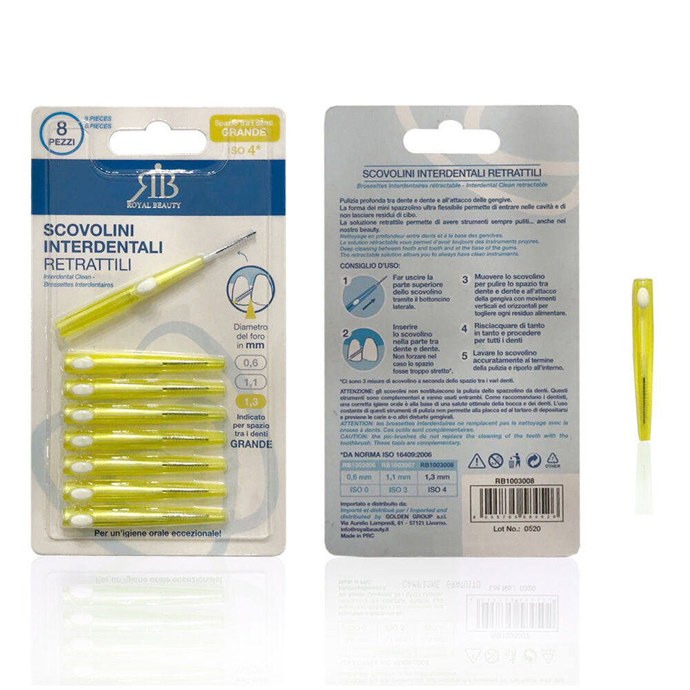 Royal Beauty Scovolini Interdentali Retrattili 8 Pezzi, , large