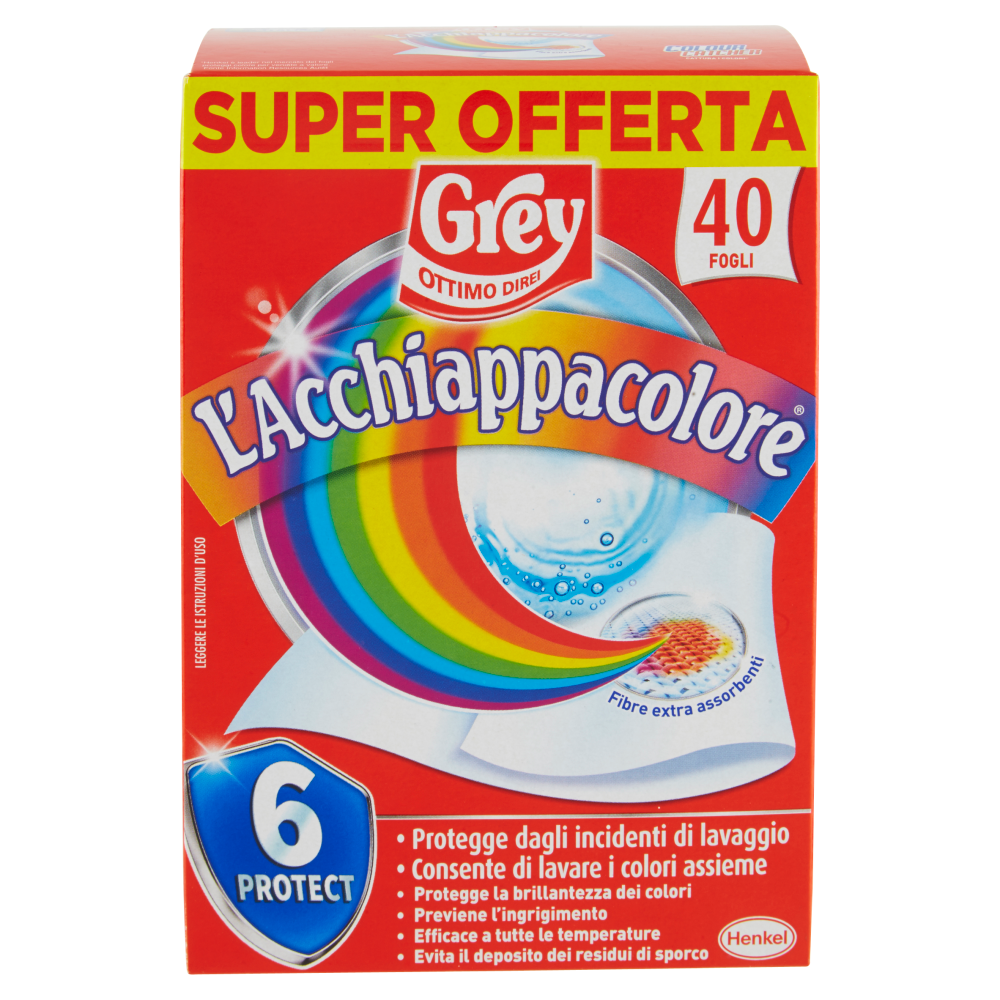 Grey Acchiappacolore 80 Fogli, , large