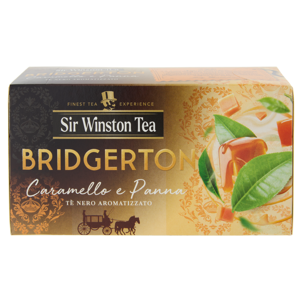 Sir Winston Tea Bridgerton Caramello e Panna Tè Nero Aromatizzato 20 Filtri, , large