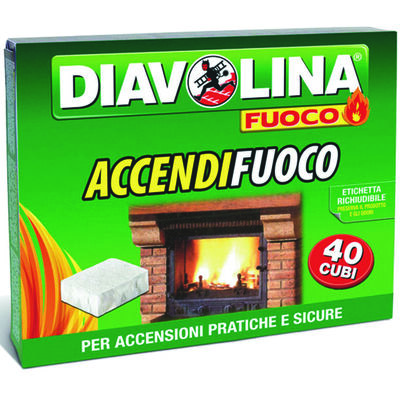 Diavolina Accendifuoco 40 Cubi