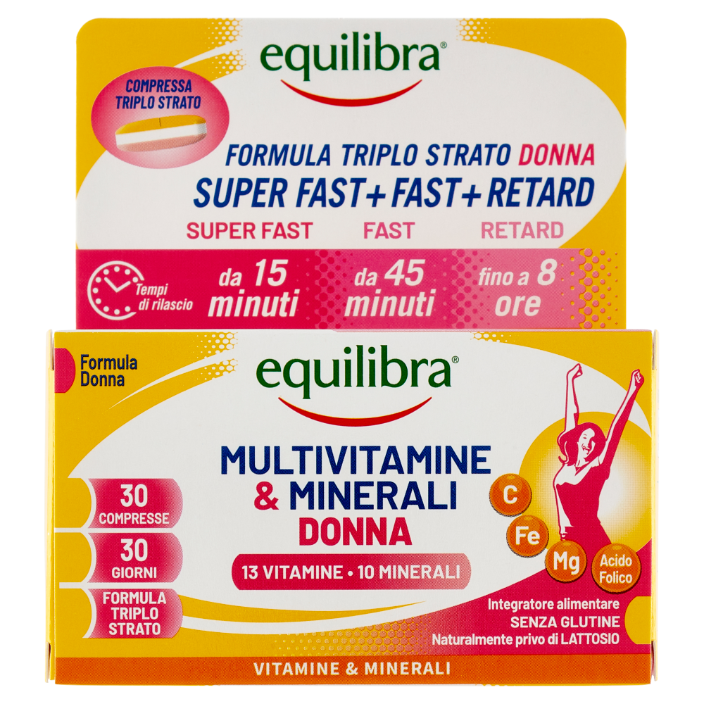 Equilibra Multivitamine & Minerali Donna 30 Compresse 45 g - -