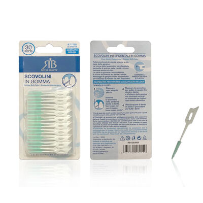 Royal Beauty Scovolini in Gomma-30 Pezzi