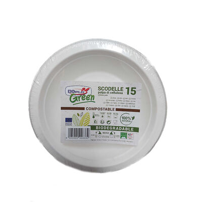 Dopla Green Piatti Fondi 15 pz