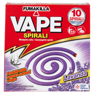 Vape Spirali Profumate 10 Pezzi - Profumazione Assortita