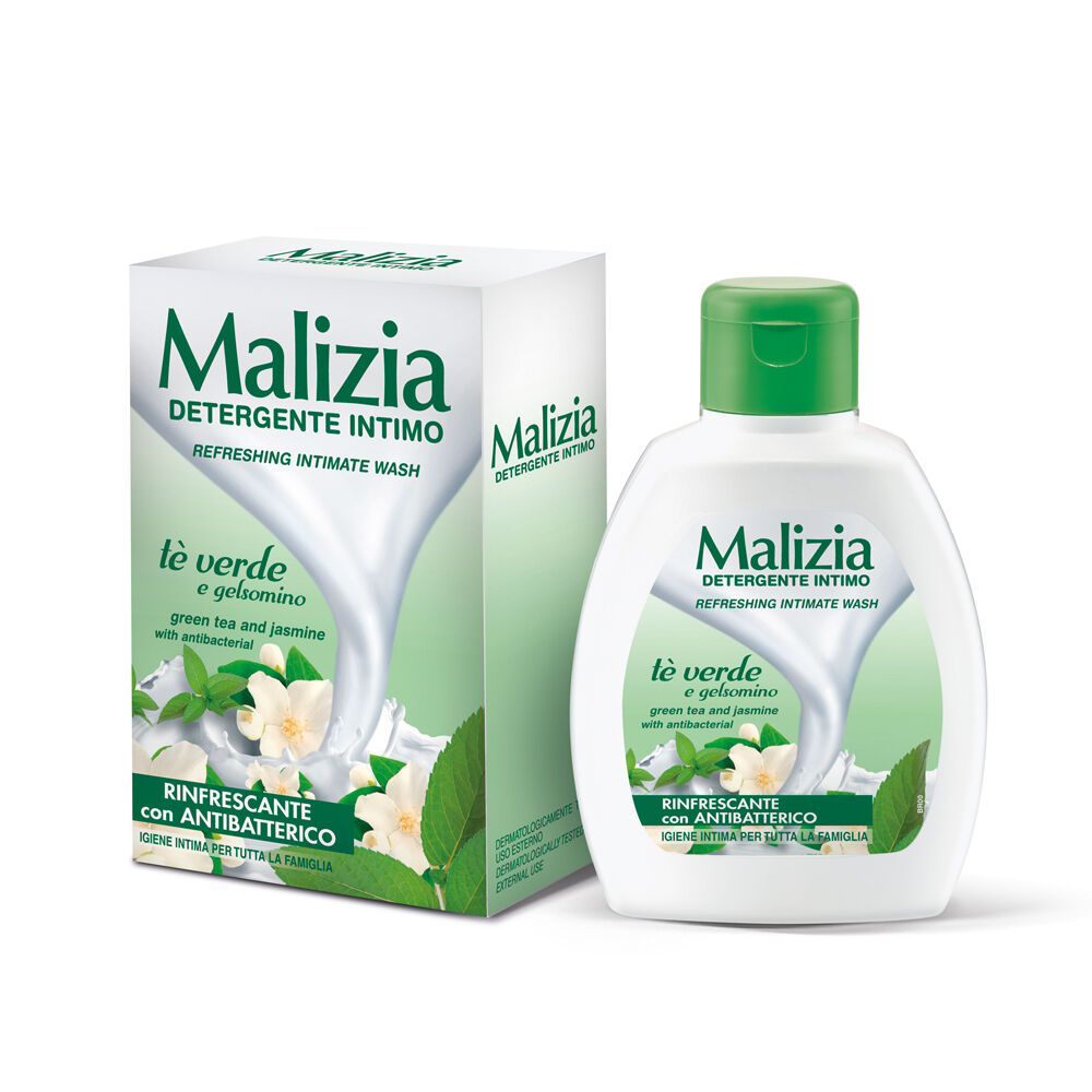 Malizia T&eacute; Verde Detergente Intimo 200 ml, , large