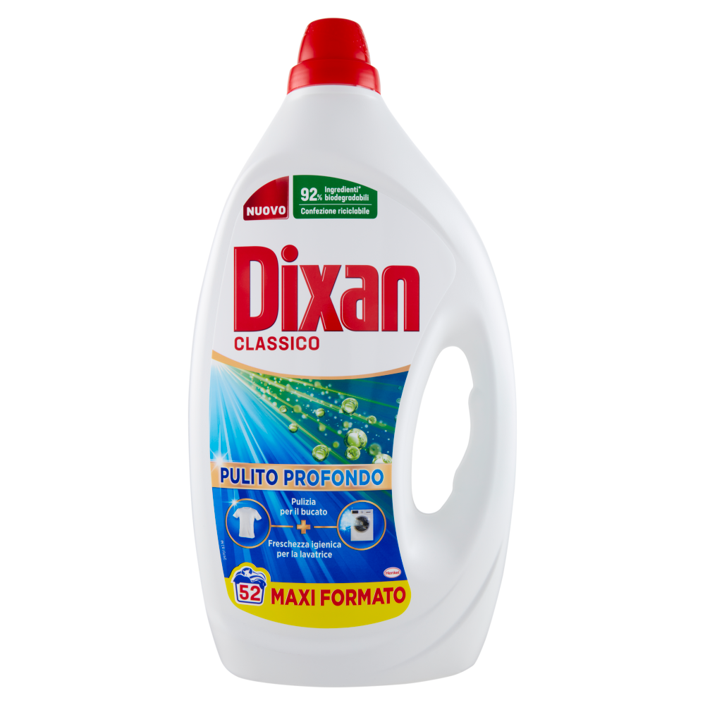 Dixan Detersivo Liquido Lavatrice 52 Lavaggi - -