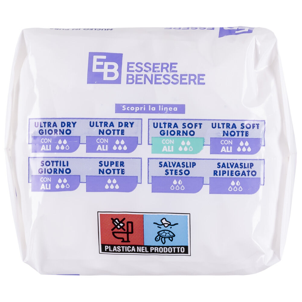 Essere Benessere Ultra Soft con Ali 12 Assorbenti, , large