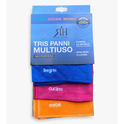 Puli Panno Microfibra Tris Multiuso