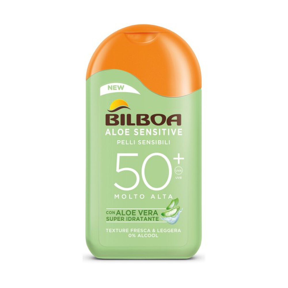 Bilboa Aloe Sensitive Latte Solare Spf 50+ 200 ml, , large