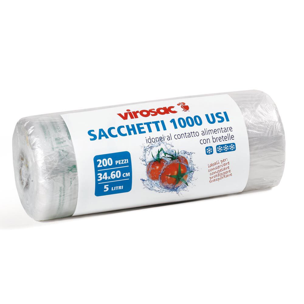 Virosac Sacchetti  Milleusi 34x60 cm 200 Pezzi, , large