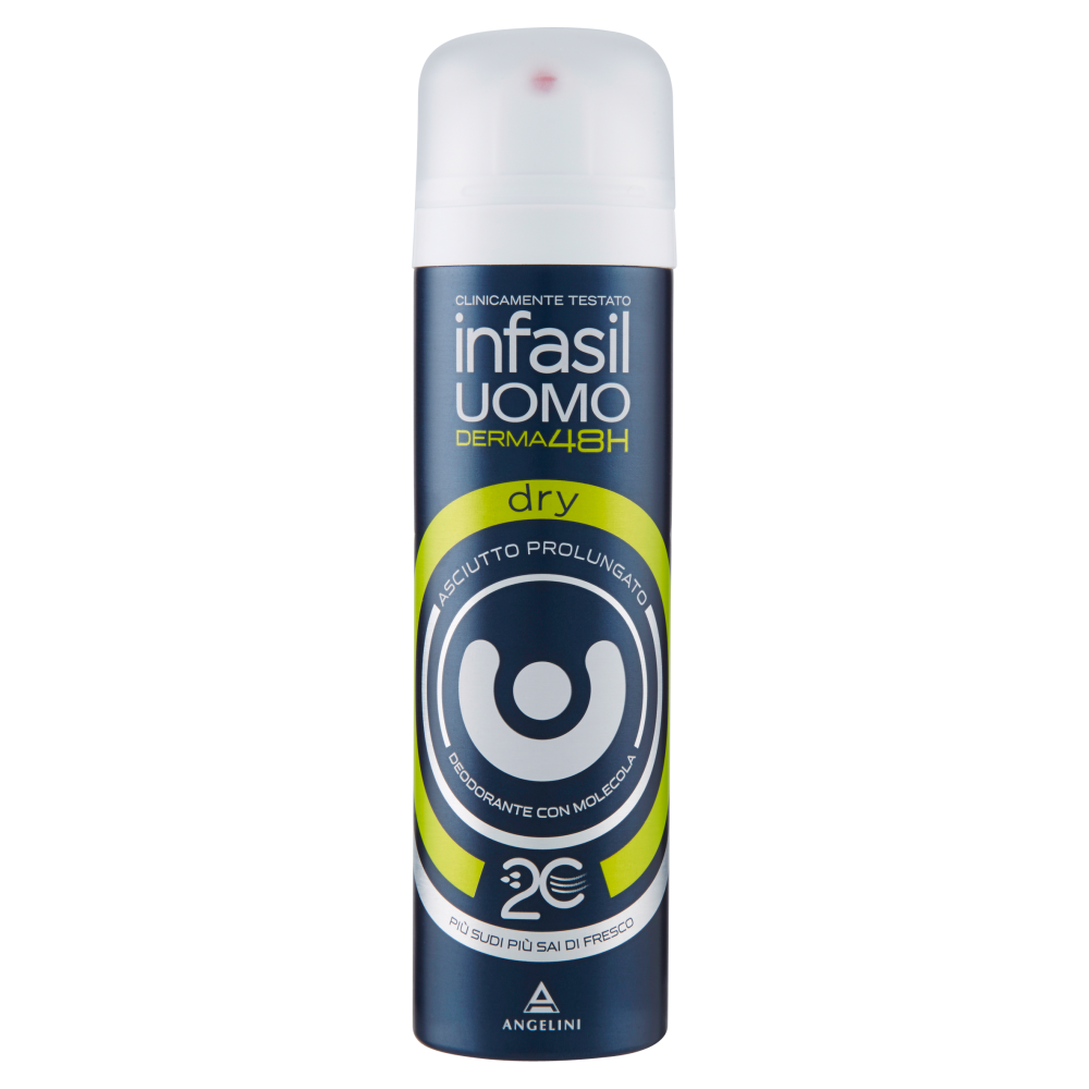 Infasil Uomo Derma48H Deodorante Spray Dry 150 ml, , large