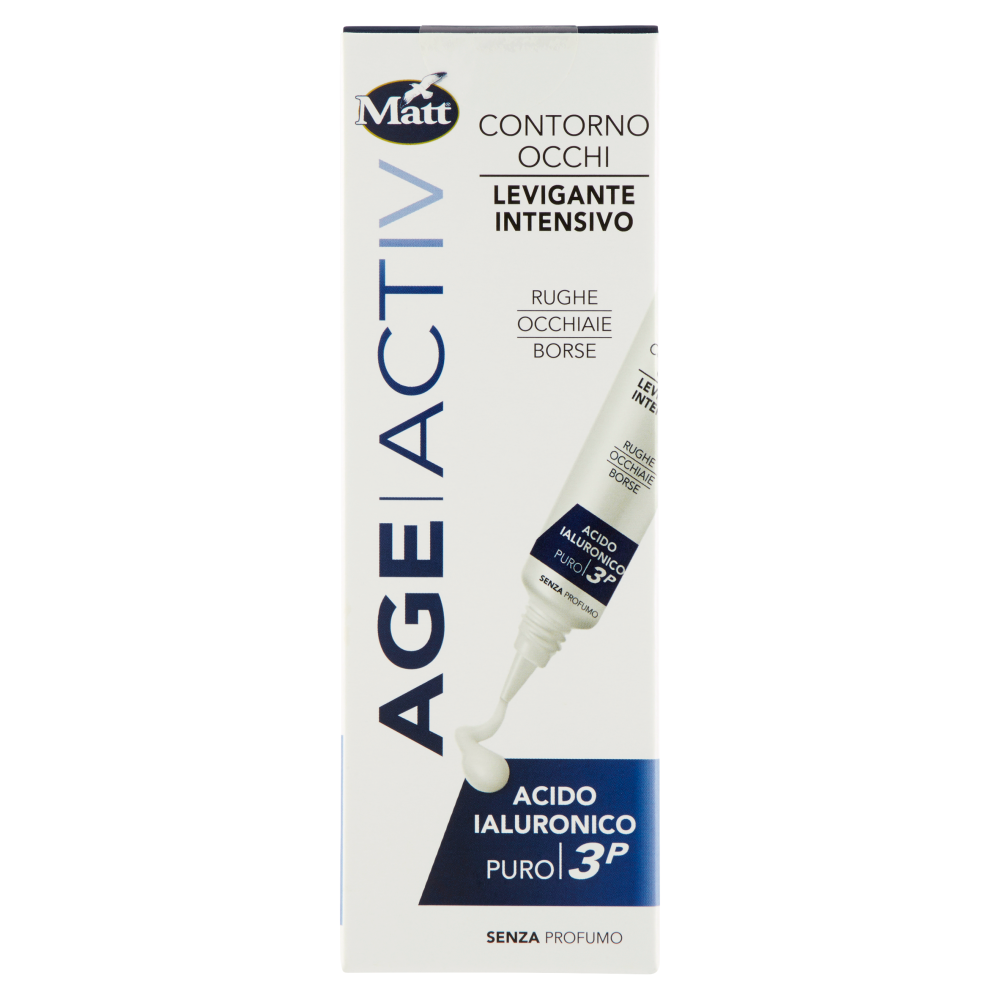 Matt Age Activ Acido Ialuronico Puro 3P Contorno Occhi Levigante Intensivo 15 ml, , large