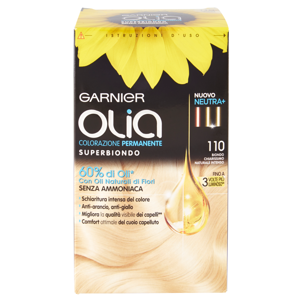 Olia Colorazione Permanente Superbiondo Chiarissimo Intenso N.110 - -