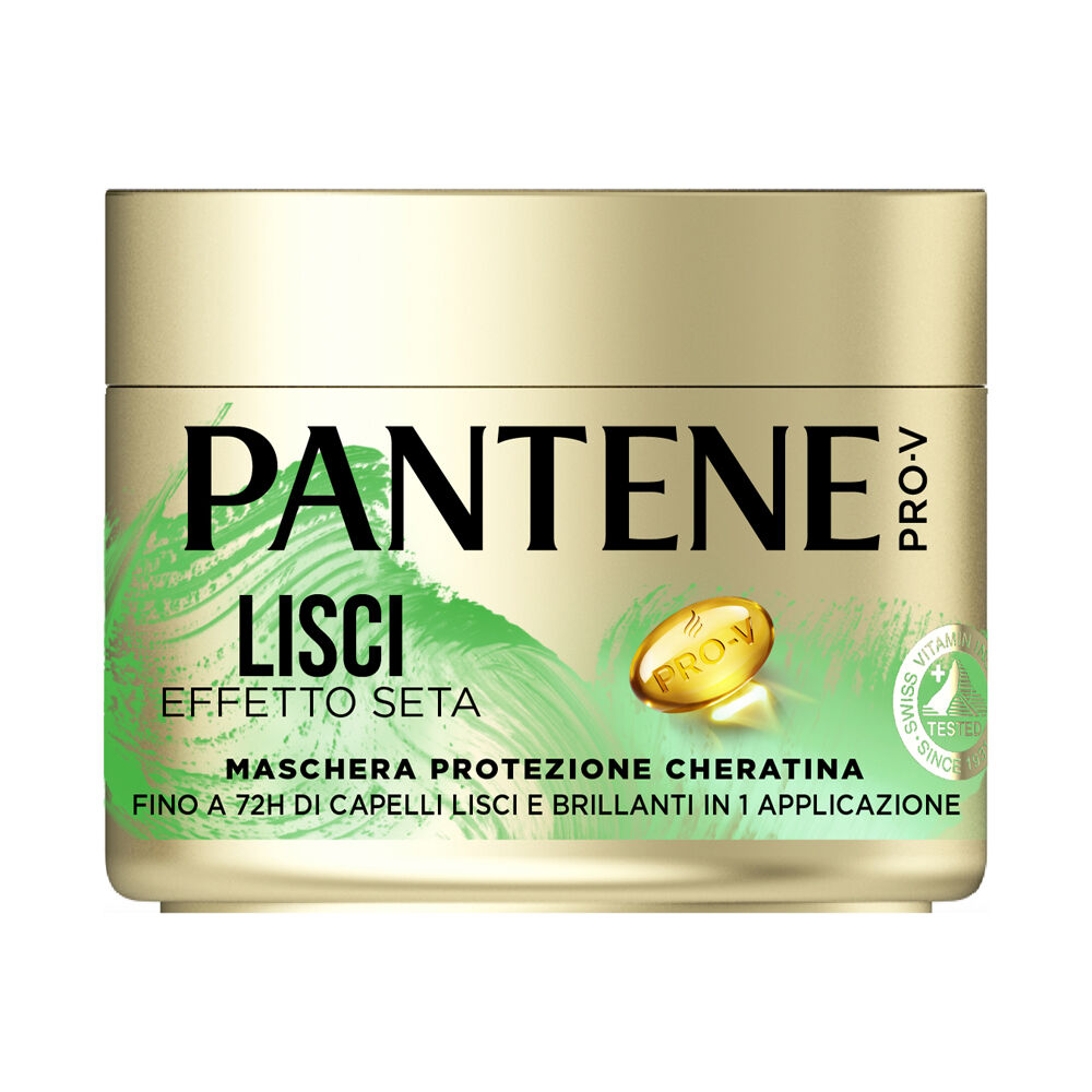 Pantene Pro-V Maschera Lisci Effetto Seta protezione Cheratina 300 ml, , large