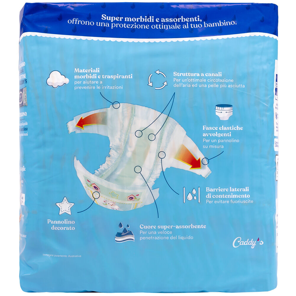 Caddy's Pannolini Maxi (7-18 Kg) 21 Pezzi, , large