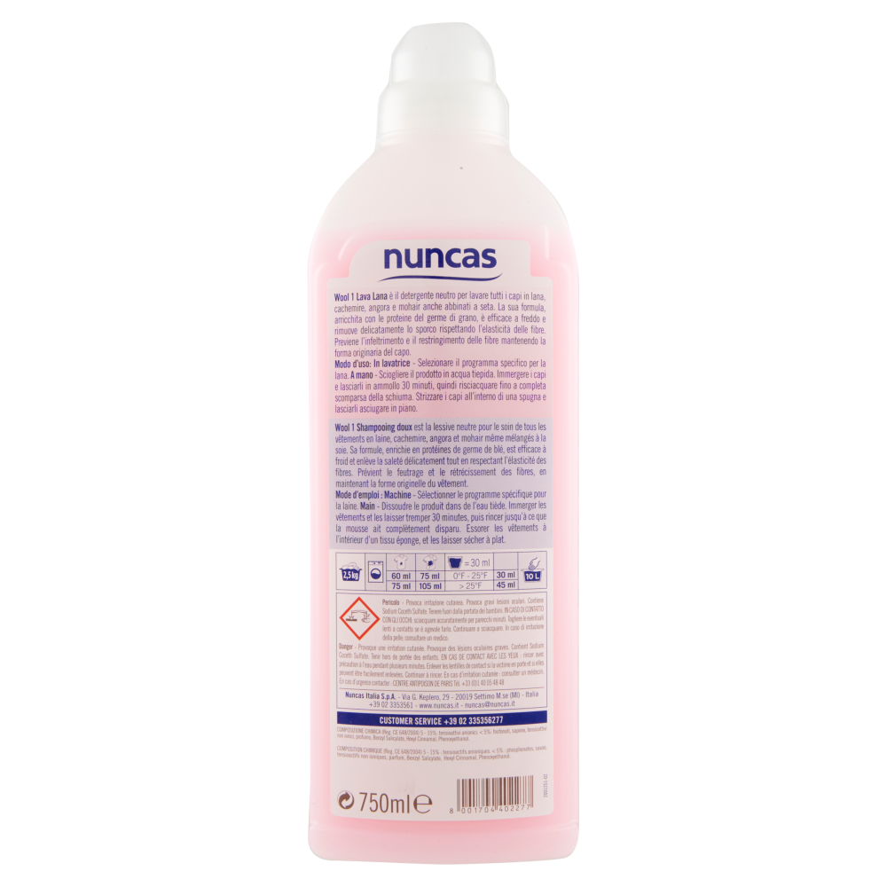 Nuncas Wool 1 Lava Lana 750 ml, , large