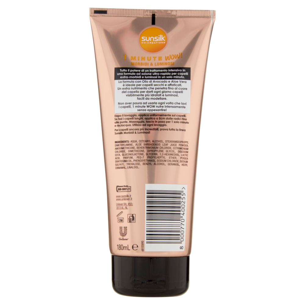 Sunsilk Morbidi & luminosi 1 Minute Wow! Trattamento Intensivo 180 ml, , large