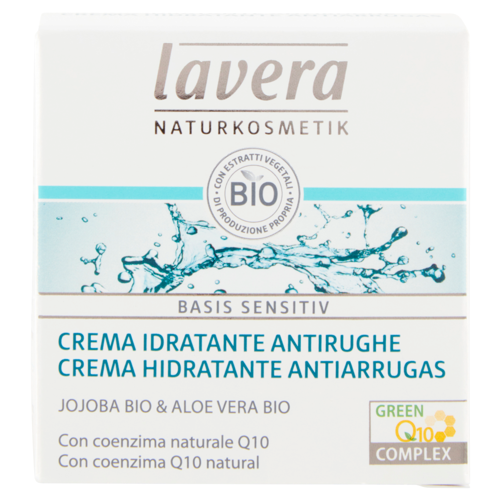 Lavera Basis Sensitiv Crema Idratante Antirughe Jojoba Bio & Aloe Vera Bio 50 ml - -