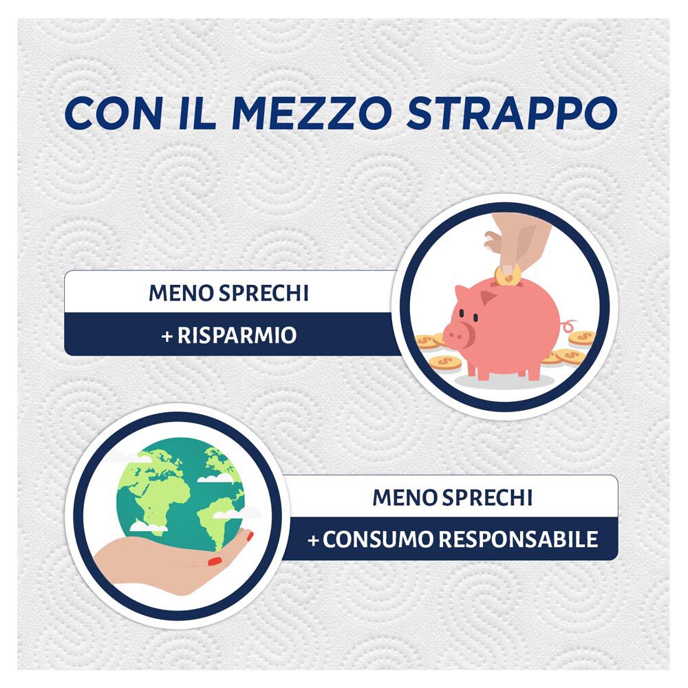 Scottex QuantoBasta Carta da Cucina Confezione da 2 Rotoli, , large