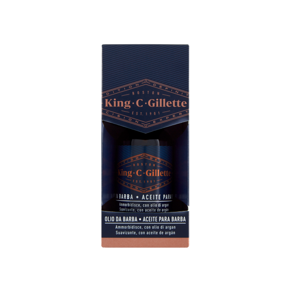 GILLETTE KING OLIO DA BARBA 30 ML - Immagine 3