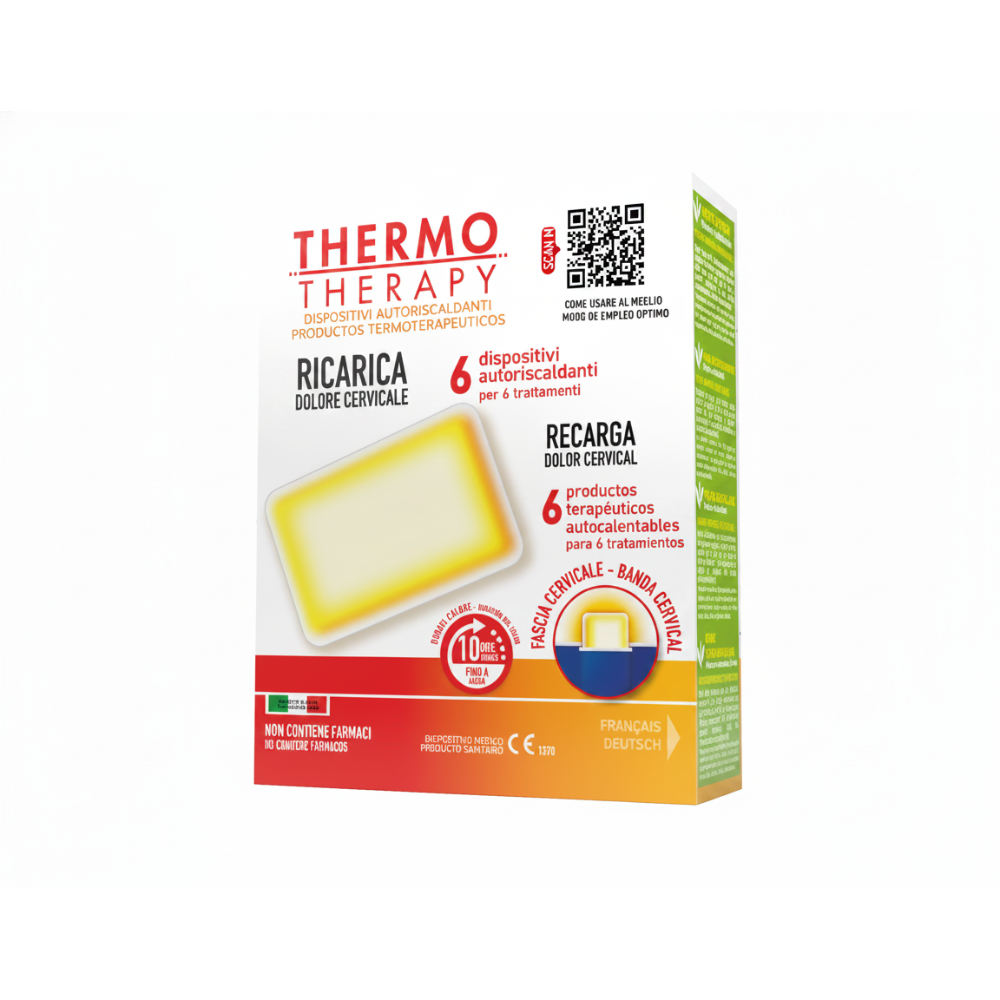 ThermoTherapy Dolore Cervicale Ricarica 6 Cerotti, , large