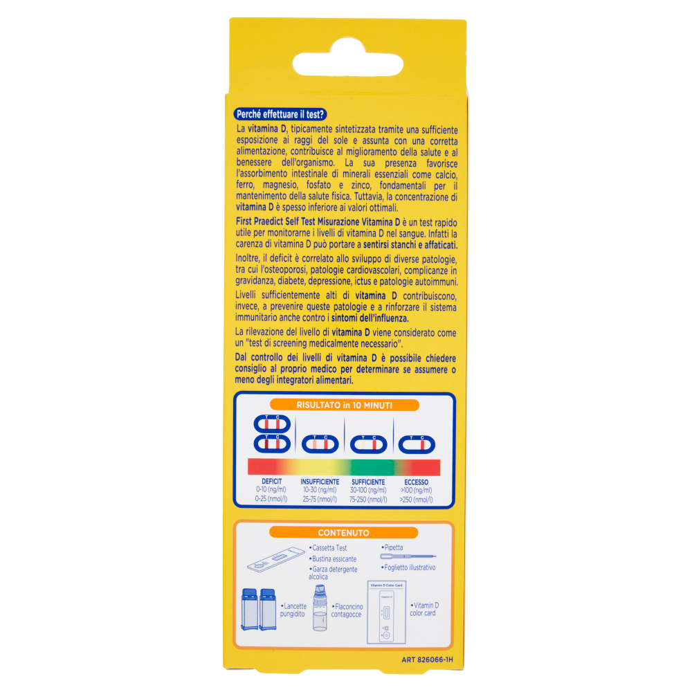 First Praedict Care for you Self Test Misurazione Vitamina D, , large