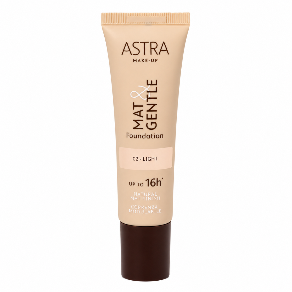 Astra Fondotinta Mat&Gentle 02 Light - -